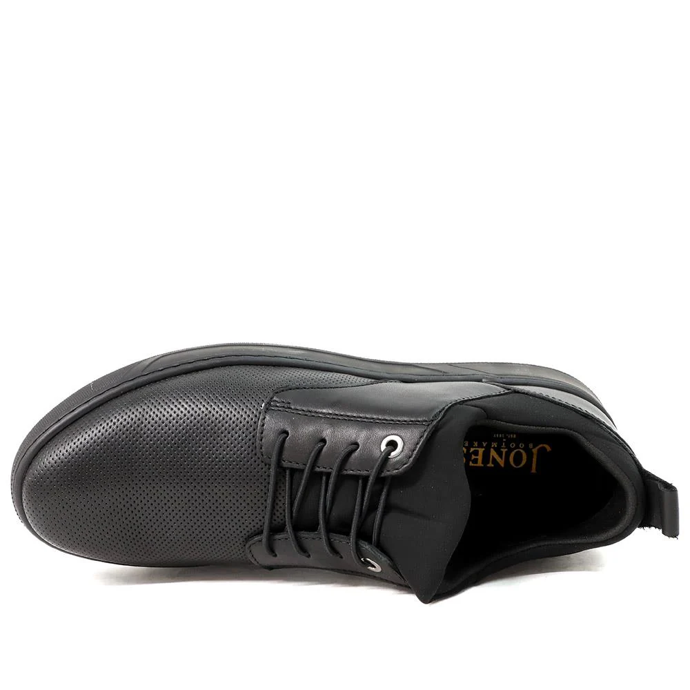 Seamus Casual Lace-Up Trainers - SEAMUS / 327 315 - Black Leather - Image 4