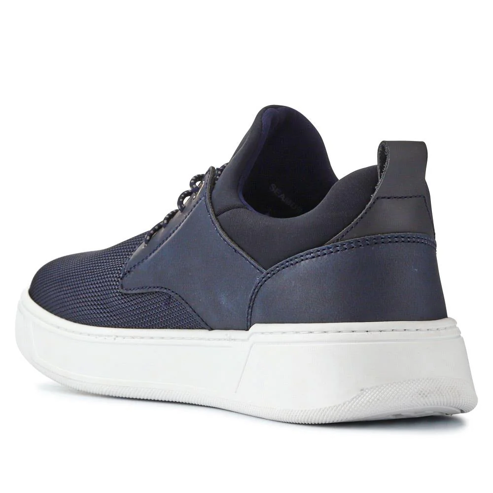 Seamus Casual Lace-Up Trainers - SEAMUS / 327 315 - Navy - Image 3