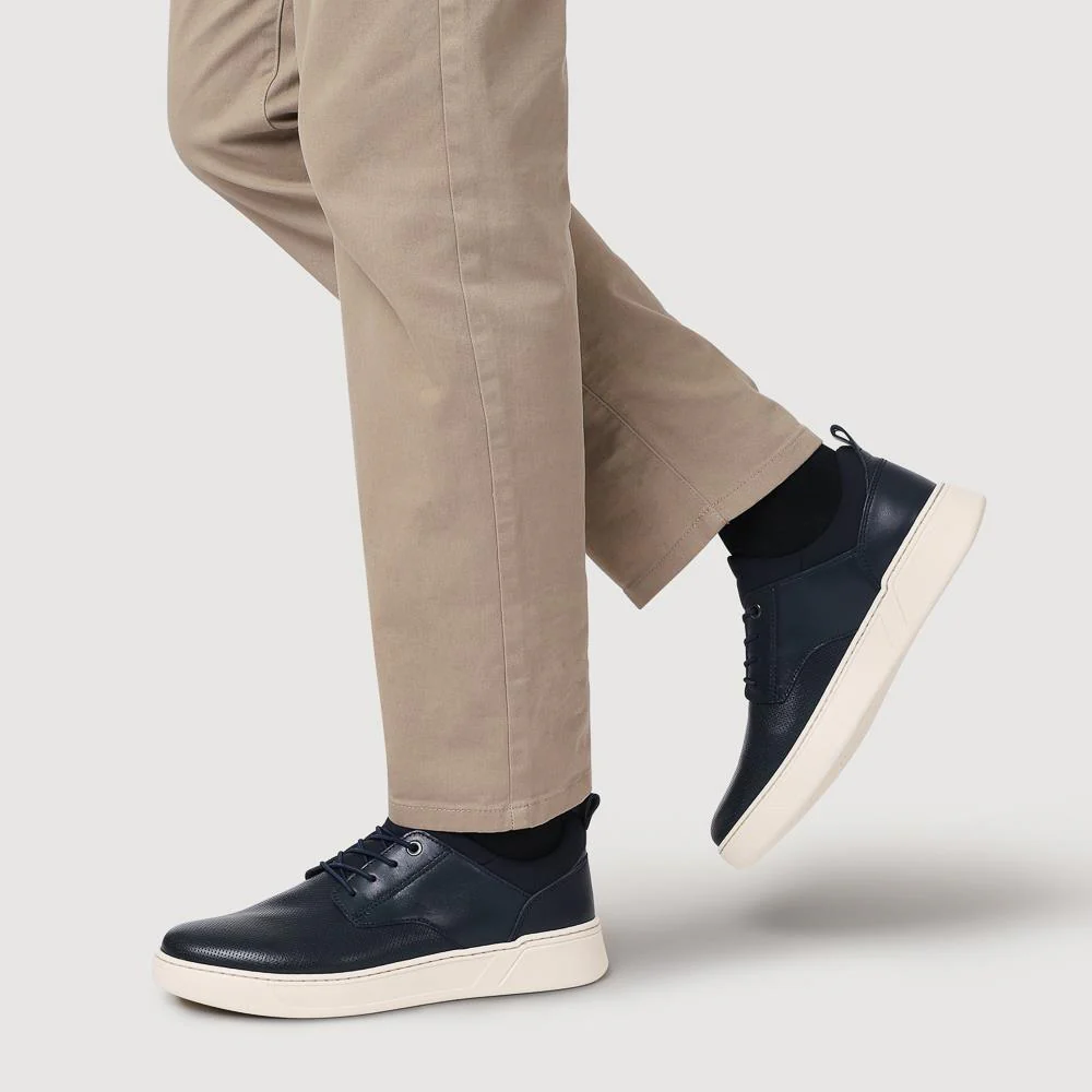 Seamus Casual Lace-Up Trainers - SEAMUS / 327 315 - Navy - Image 5