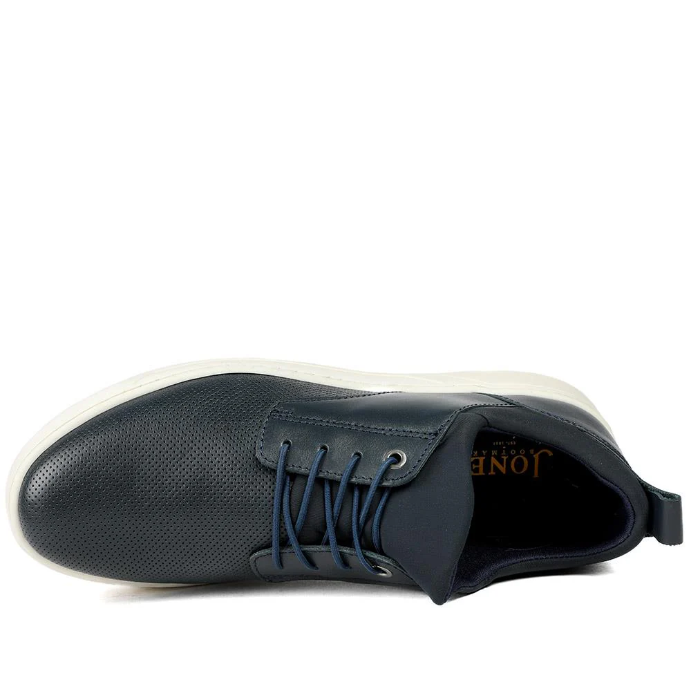 Seamus Casual Lace-Up Trainers - SEAMUS / 327 315 - Navy Leather - Image 4