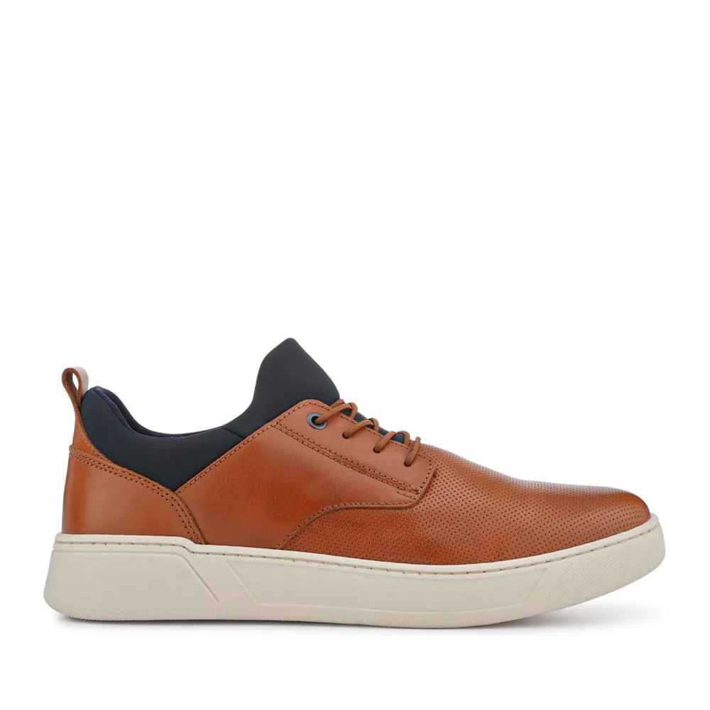 Seamus Casual Lace-Up Trainers - SEAMUS / 327 315 - Tan - Image 2