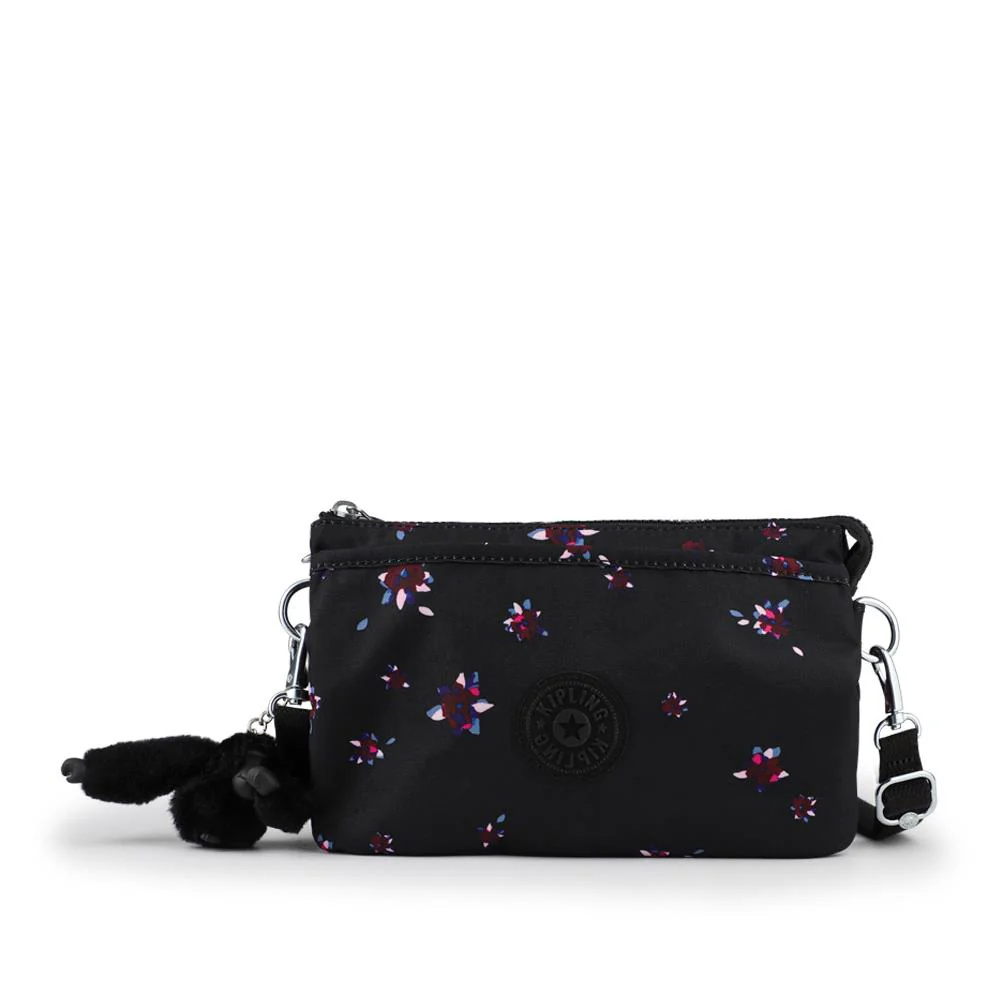 Kipling Lightweight Zip Crossbody Bag - KIP42008 / 327 990 - Black Floral
