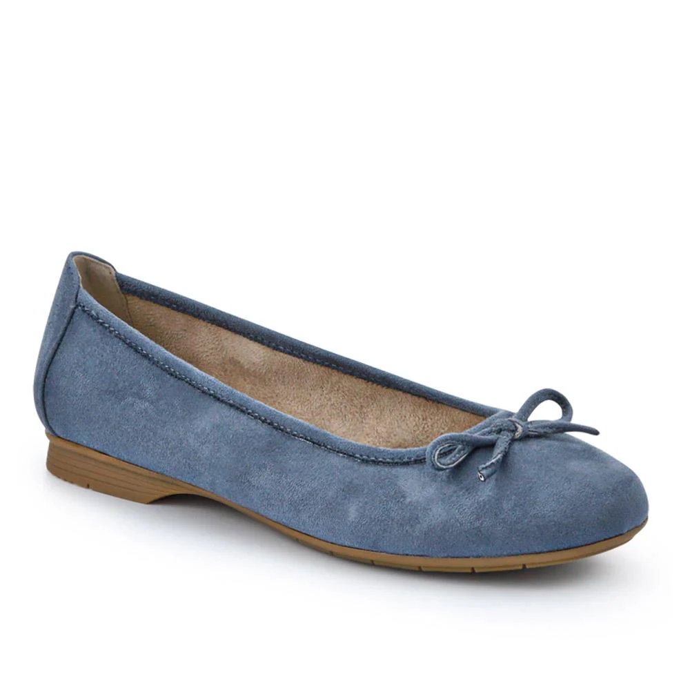 Short-Heeled Casual Pumps - JANSP41001 / 326 782 - Blue