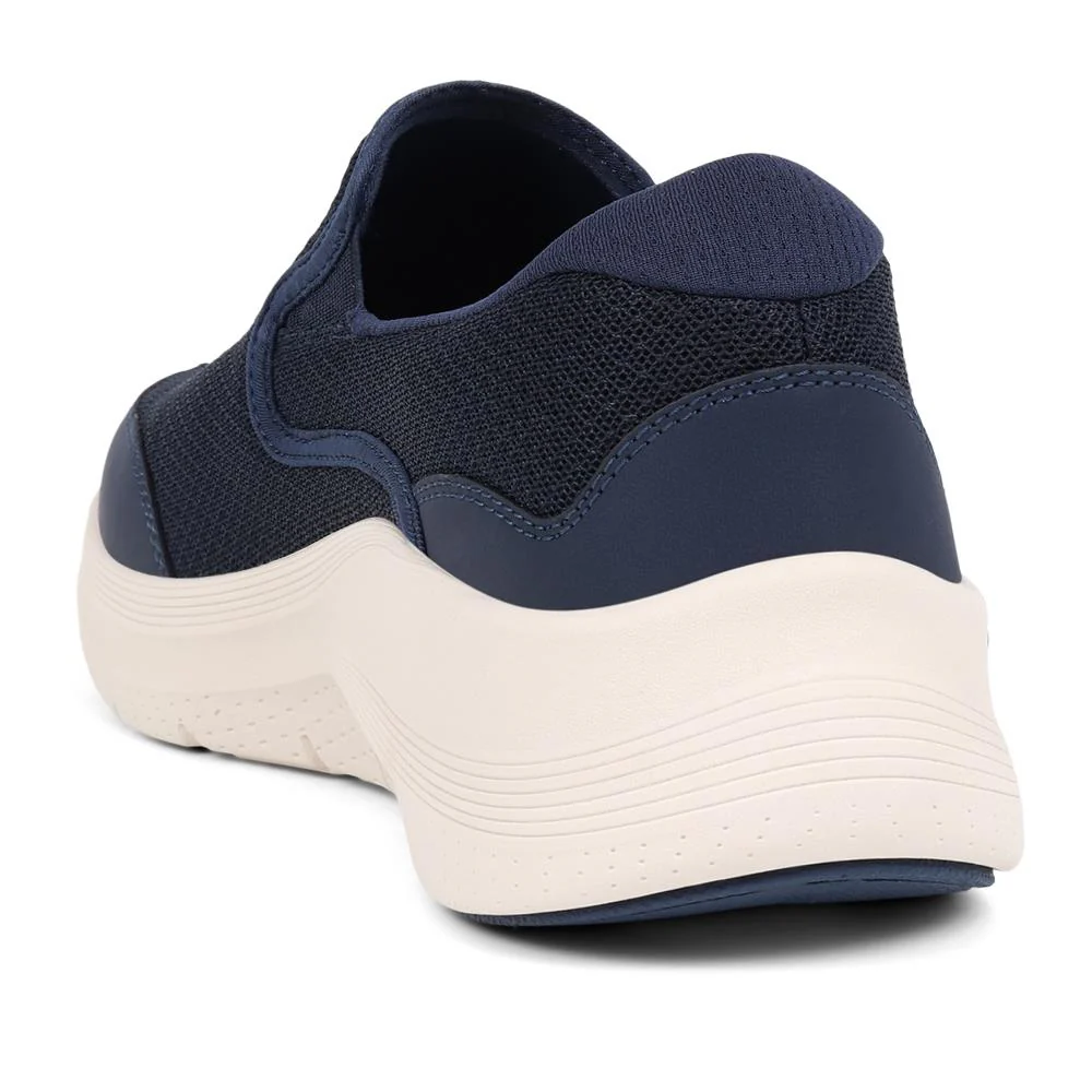 Skechers Arch Fit 2.0 Vallo Trainers - SKE39501 / 324 947 - Navy - Image 3
