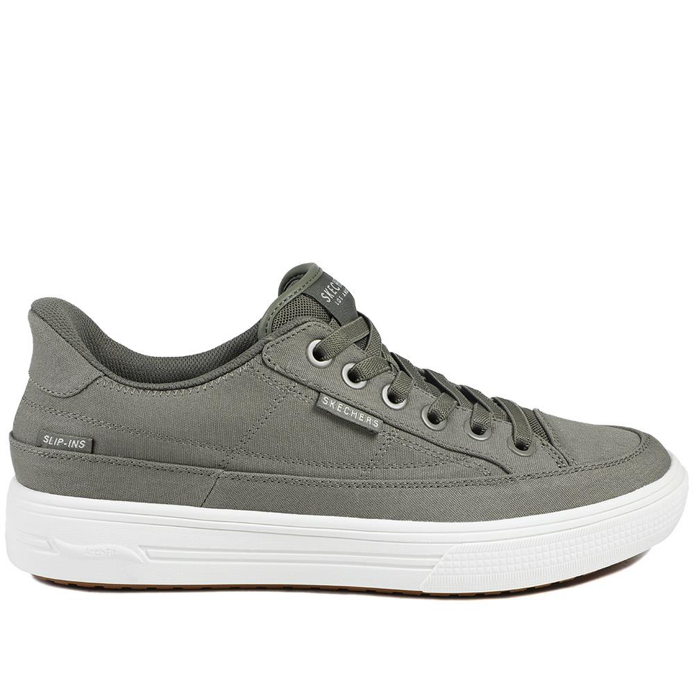 Skechers Arch Fit Arcade Trainers - SKE43511 / 328 724 - Khaki - Image 3