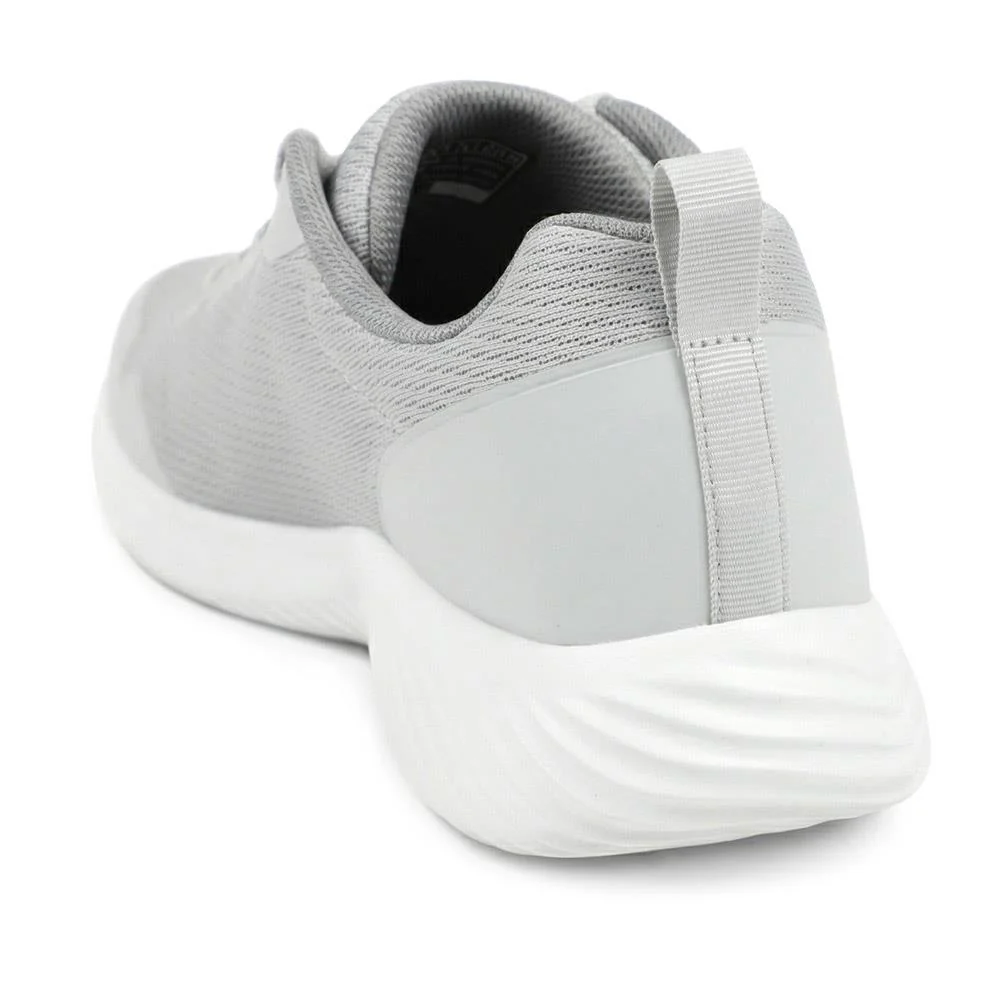 Skechers Bounder Arcadia Lace Up Trainers - SKE43049 / 328 705 - Grey - Image 3