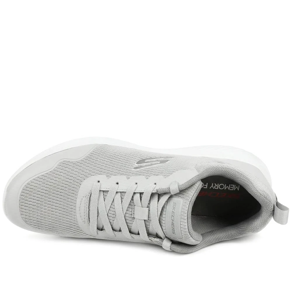 Skechers Bounder Arcadia Lace Up Trainers - SKE43049 / 328 705 - Grey - Image 4