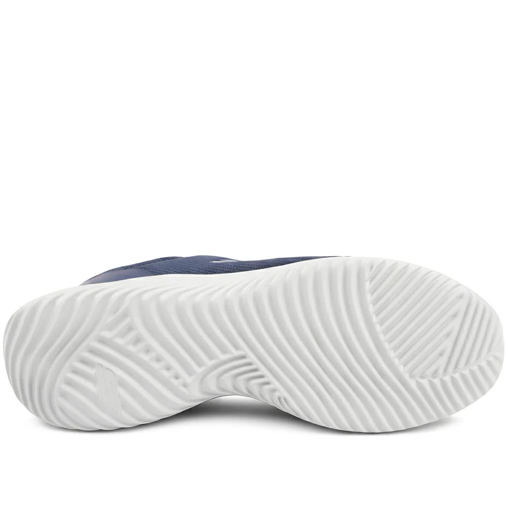 Skechers Bounder Arcadia Lace Up Trainers - SKE43049 / 328 705 - Navy - Image 5