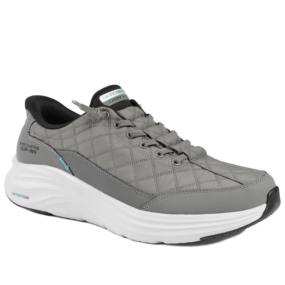 Skechers Contour Foam Cosy Fit Trainers - SKE43502 / 328 720 - Charcoal