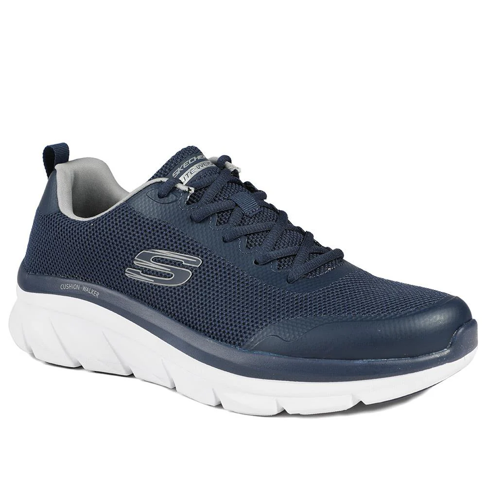 Skechers Cushion Walker Tobo Trainers - SKE43047 / 328 706 - Navy