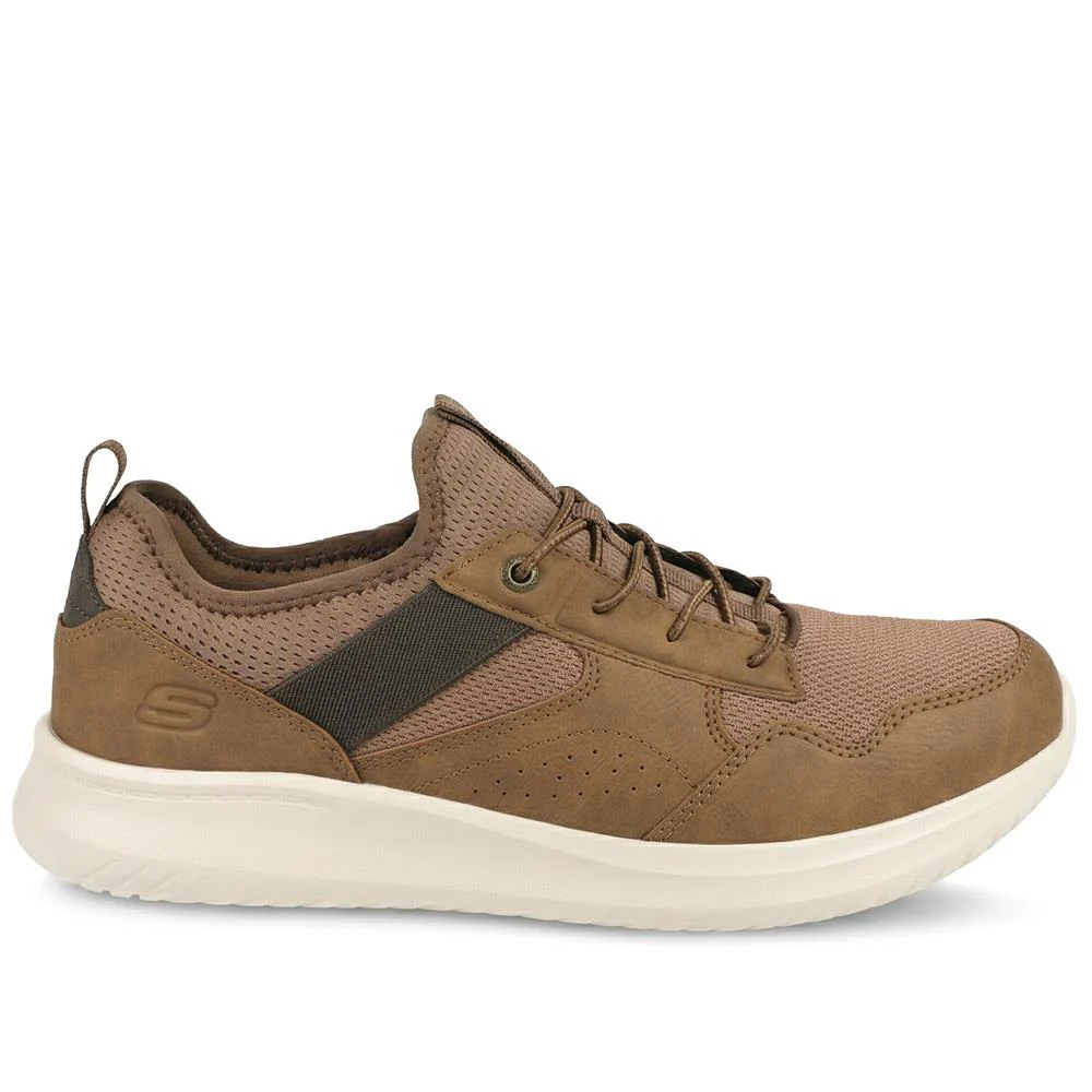 Skechers Dawson Monterey Bungee Lace Trainers - SKE43045 / 328 931 - Brown - Image 2