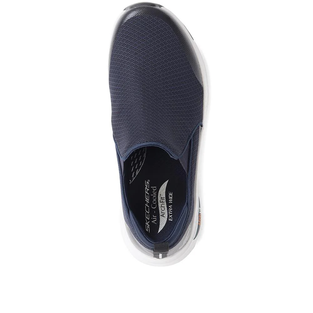 Skechers Extra Wide Arch Fit - Banlin Trainers - SKE37099 / 323 251 - Navy - Image 4