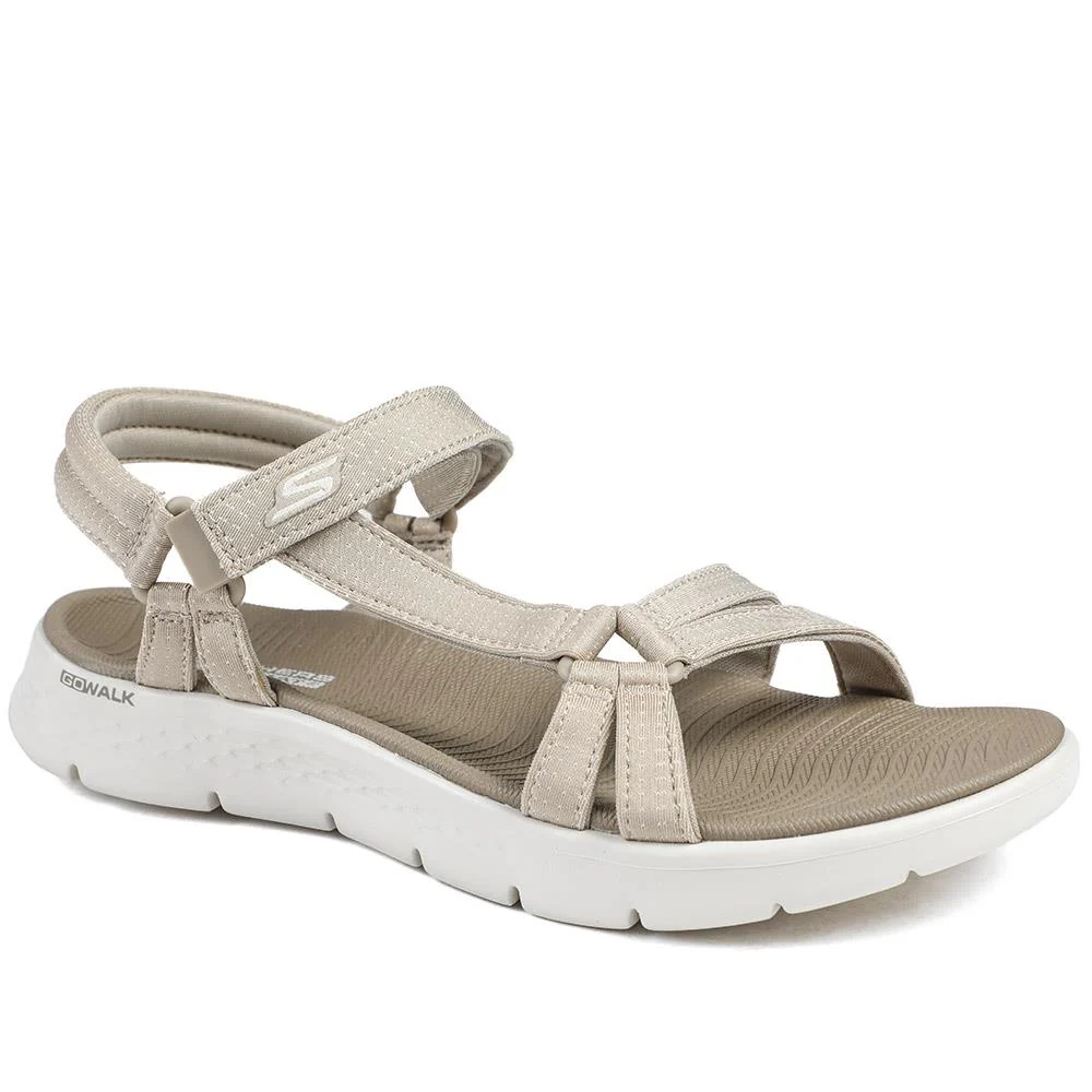 Skechers Wide Fit Go Walk Flex Sandals - Sublime - SKE43029 / 328 685 - Taupe