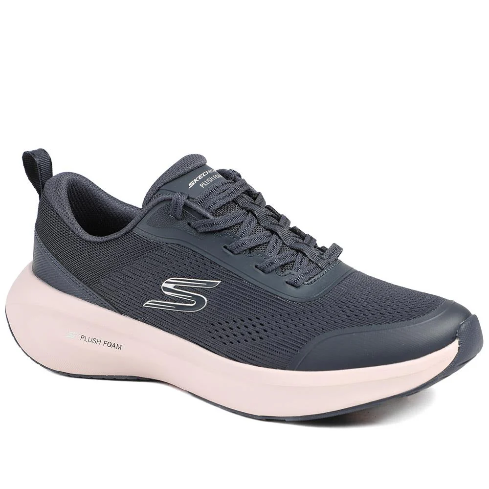Skechers Lace Up Plush Foam® Trainers - SKE43516 / 328 737 - Image 2