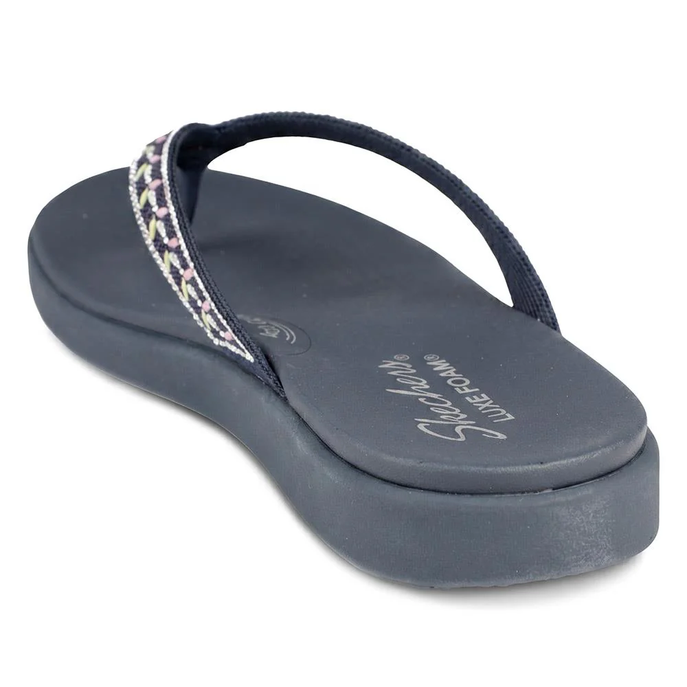 Skechers Meditation Luxe CLASSIC ROMANCE - SKE43538 / 329 430 - Navy - Image 3