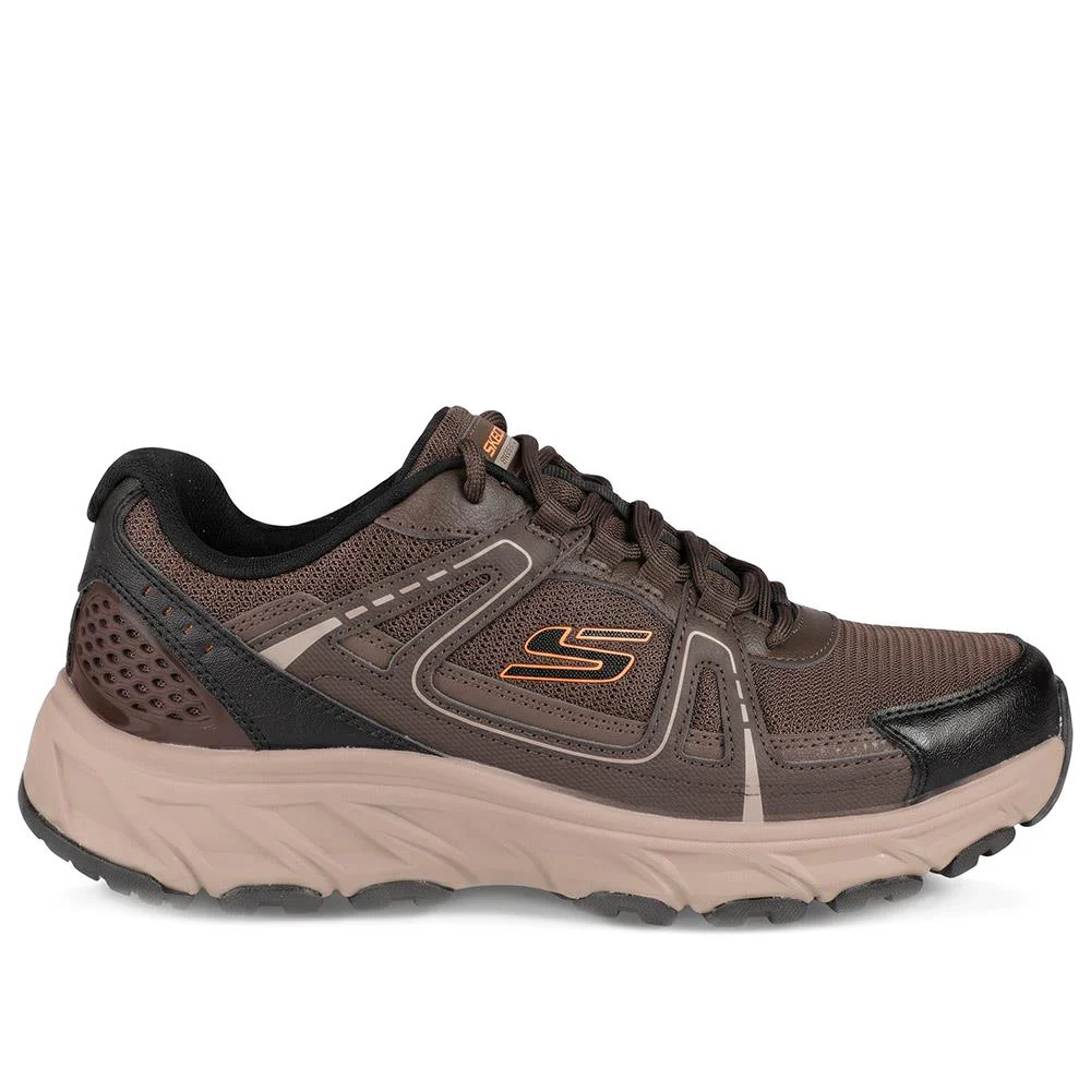 Skechers Memory Foam Hillcrest 2.0 Trainers - SKE44023 / 329 576 - Brown - Image 3