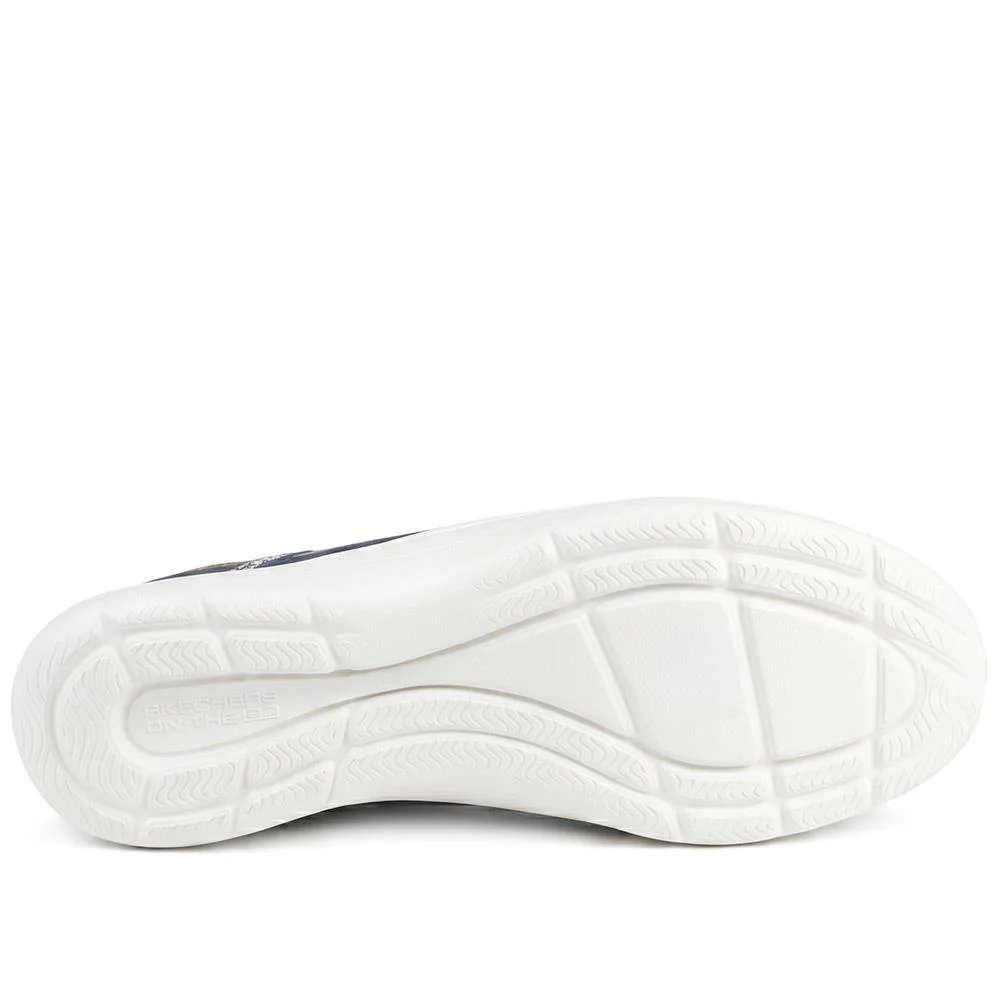 Skechers On-The-Go Flex Radiant-Sandy Trainers - SKE43525 / 328 744 - Navy - Image 5