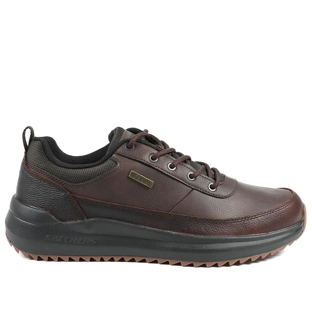 Skechers Parnell Tex Waterproof Lace Up Shoes - SKE42523 / 328 348 - Brown - Image 2
