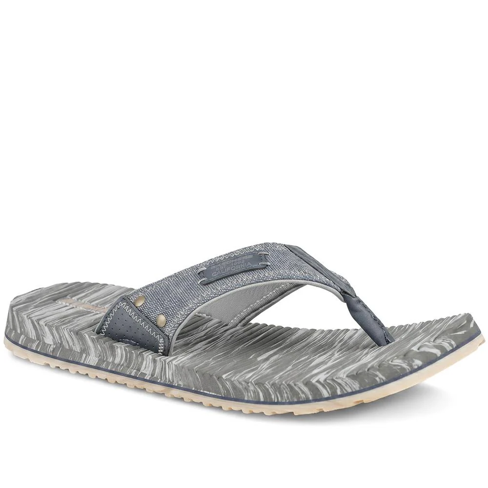 Skechers Quill Seaside Toe Post Sandals - SKE43112 / 329 465 - Navy