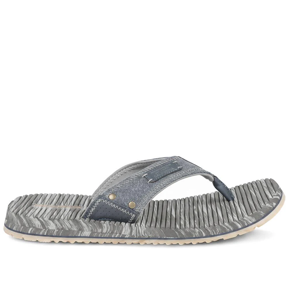 Skechers Quill Seaside Toe Post Sandals - SKE43112 / 329 465 - Navy - Image 2