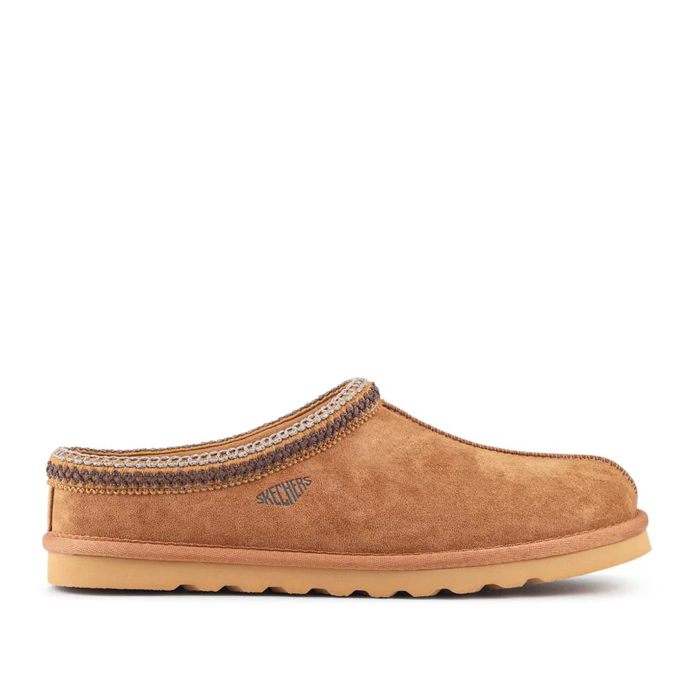 Skechers Relaxed Fit Renten Mule Slippers - SKE42073 / 328 274 - Tan - Image 2