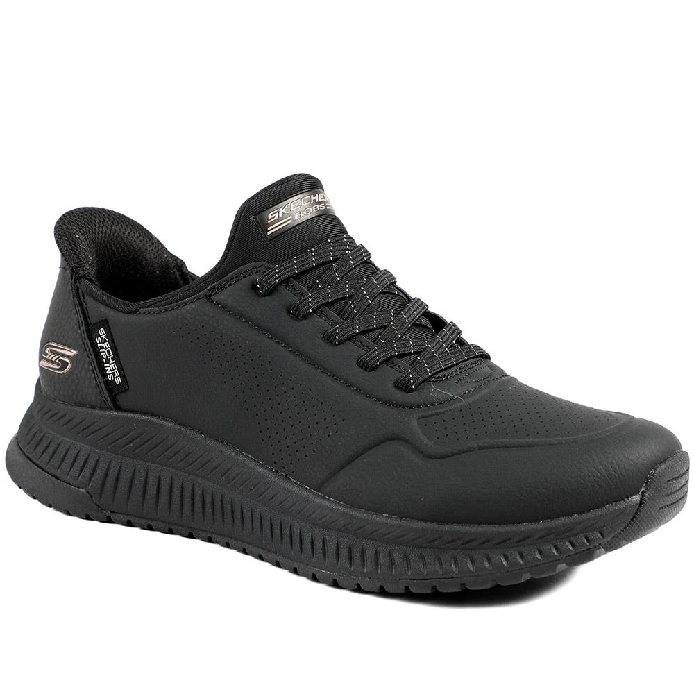 Skechers Slip-ins: BOBS Squad 4 Trainers - SKE43020 / 328 836 - Black