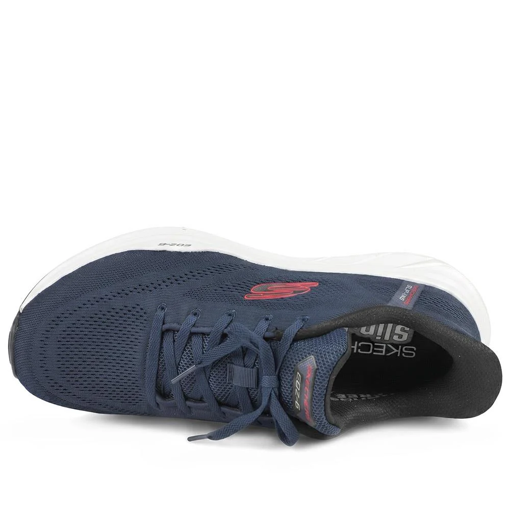 Skechers Slip-ins: Extra Wide Equalizer Trainers - SKE43074 / 329 067 - Navy - Image 4