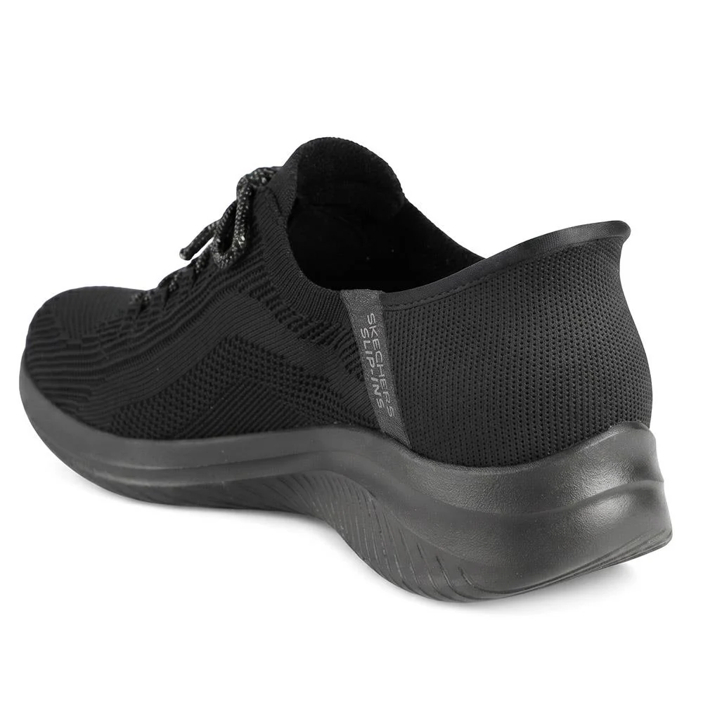 Skechers Slip-ins: Lace Up Trainers - SKE43137 / 330 385 - Black - Image 4