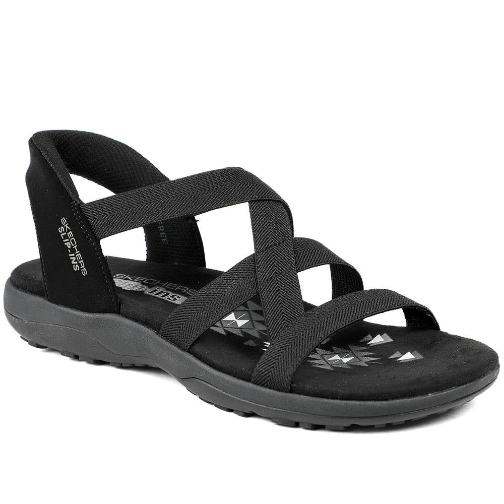 Skechers Slip-ins: Reggae Slim Sandals - SKE43532 / 329 429 - Black