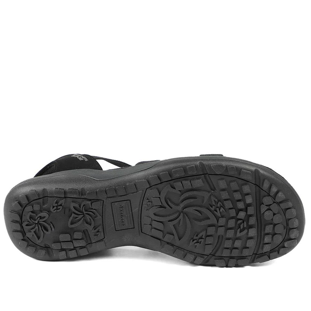Skechers Slip-ins: Reggae Slim Sandals - SKE43532 / 329 429 - Black - Image 5