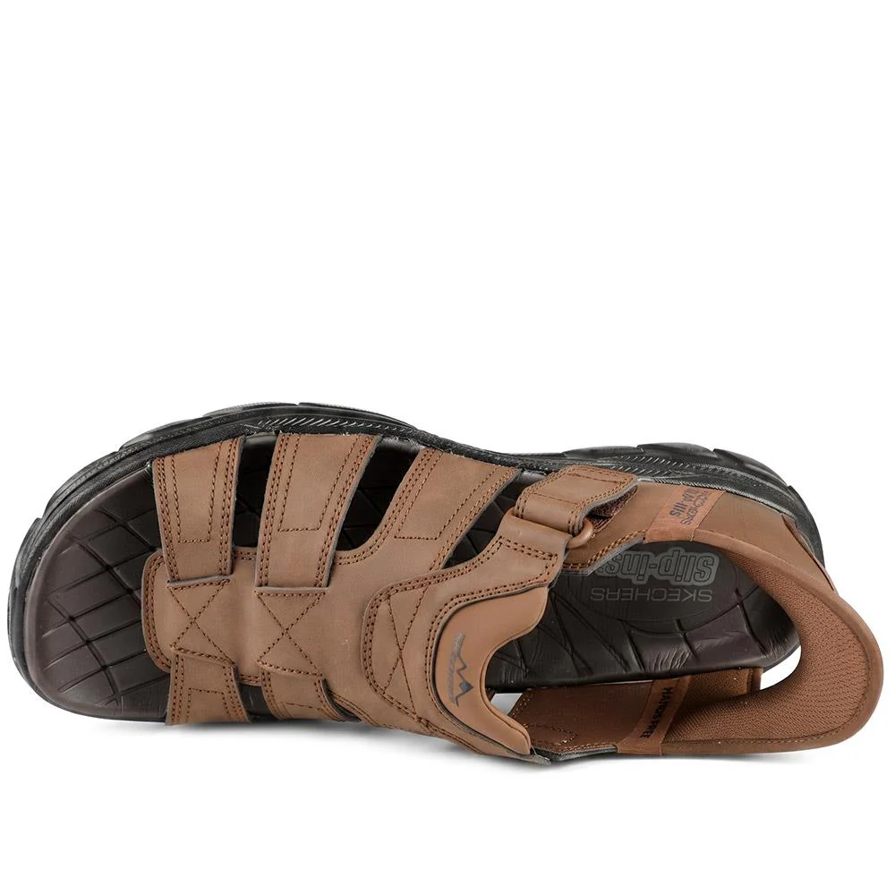 Skechers Slip-ins: Revolted SS - Norvel Sandals - SKE43057 / 329 472 - Dark Brown - Image 5