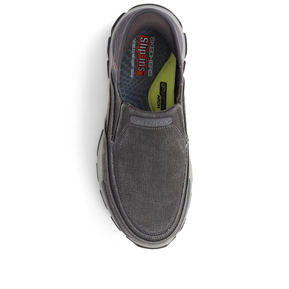 Skechers Slip-ins RF: Respected - Elgin - SKE39019 / 324 695 - Charcoal - Image 5
