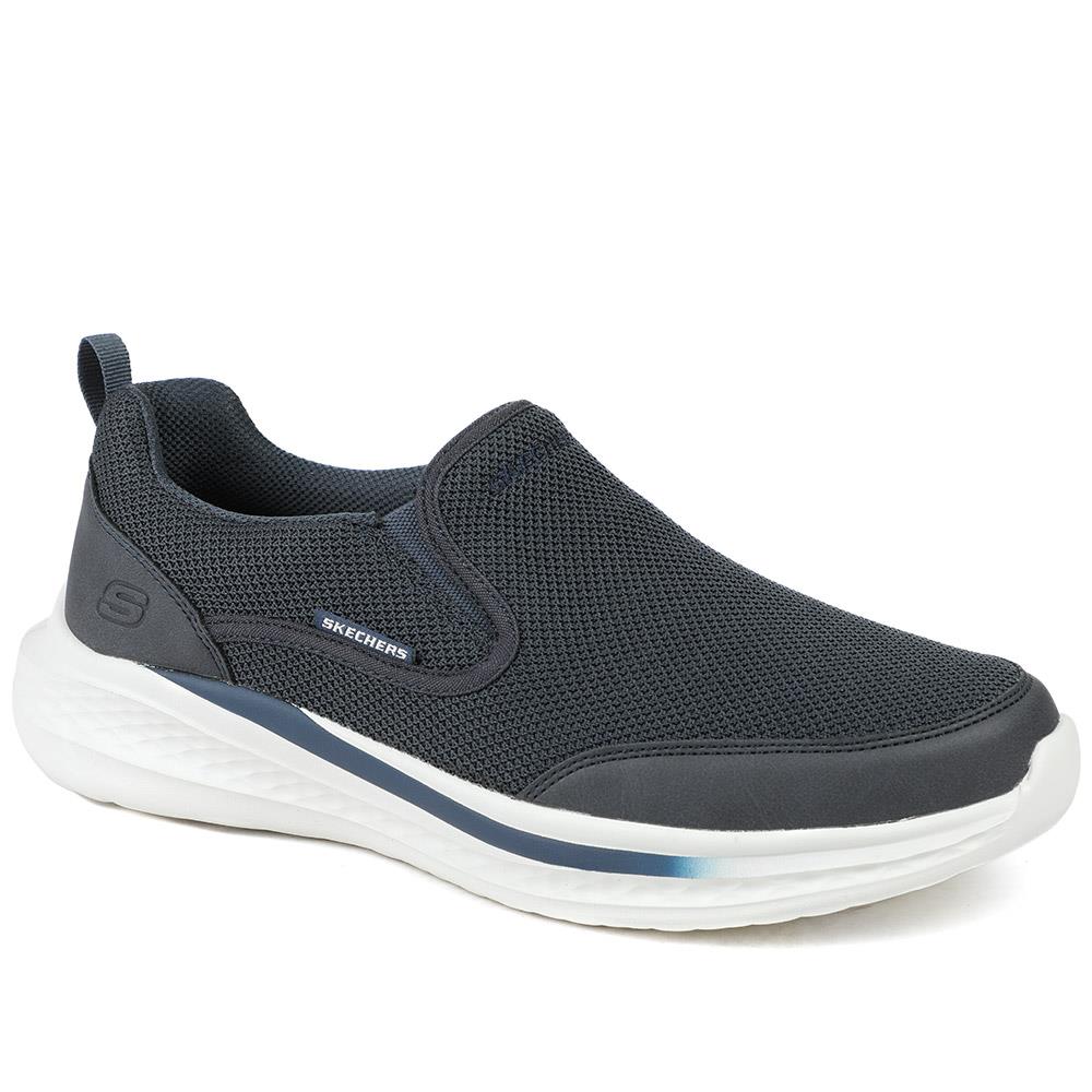 Skechers Relaxed Fit Slade Lucan Trainers - SKE43501 / 328 717 - Navy