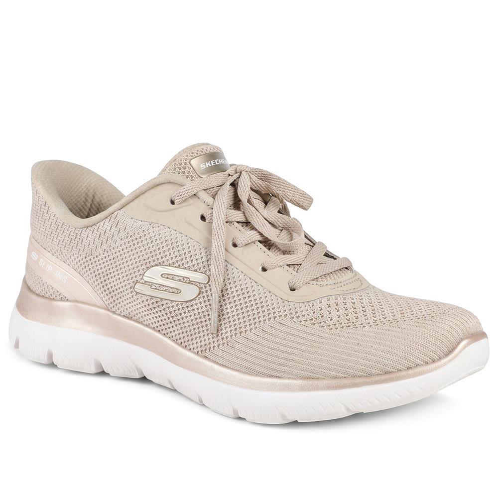 Skechers Slip-ins: Summits Lace Up Trainers - SKE43030 / 329 106 - Natural