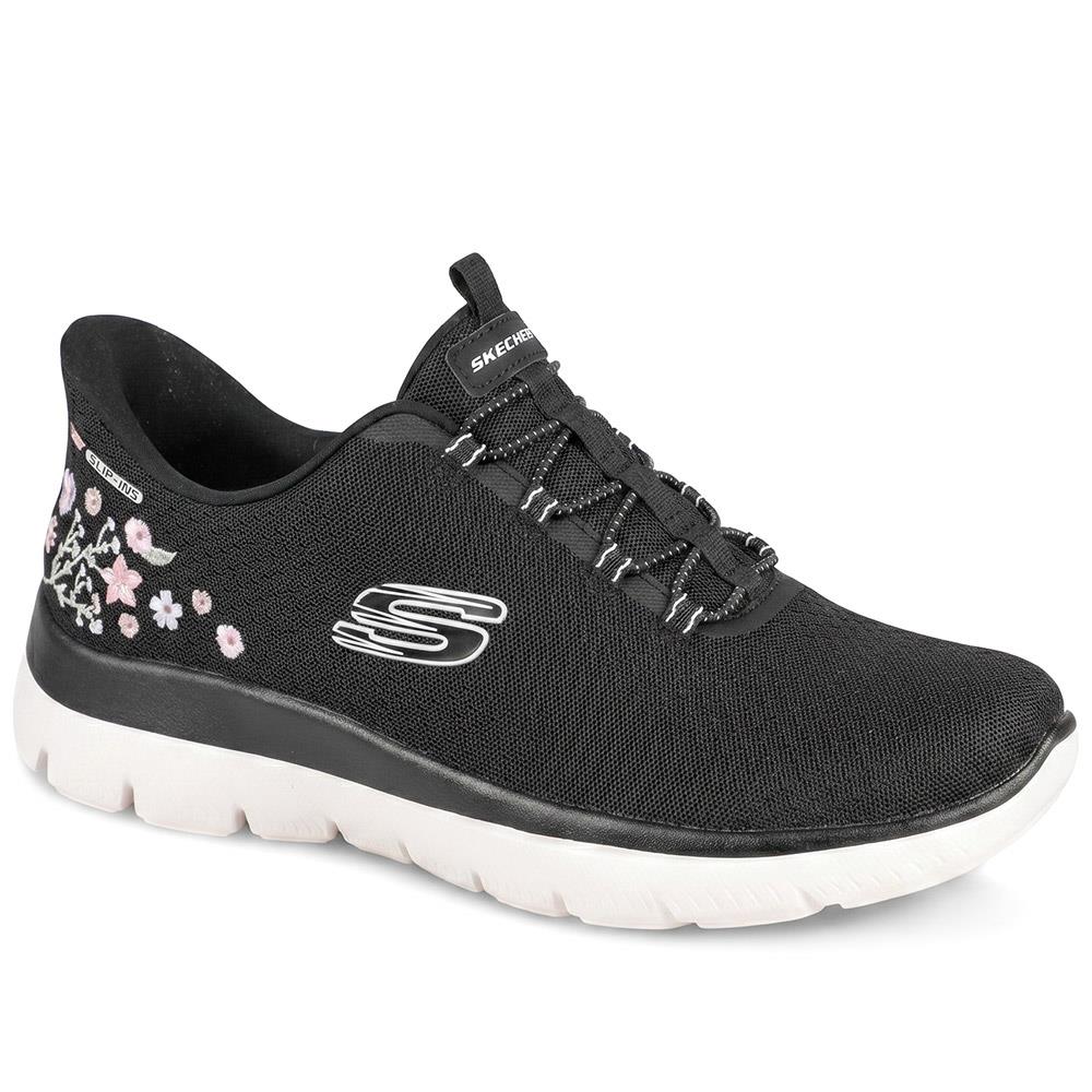 Skechers Slip-ins: Summits-Spring Blossom Trainers - SKE43032 / 329 064 - Black