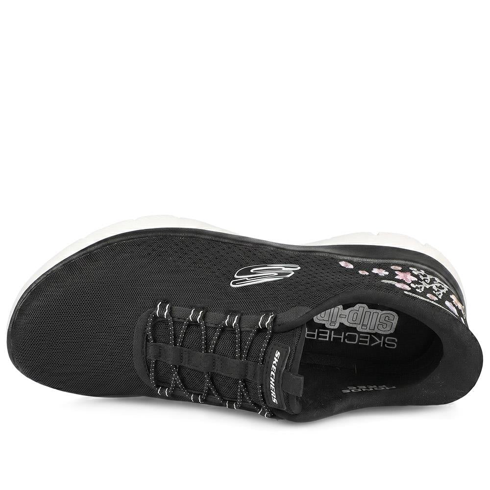 Skechers Slip-ins: Summits-Spring Blossom Trainers - SKE43032 / 329 064 - Black - Image 4