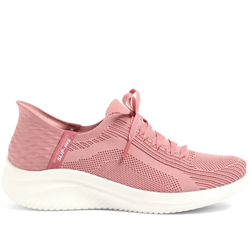 Skechers Slip-ins: Ultra Flex Brilliant Trainers - SKE36533 / 323 463 - Mauve - Image 2