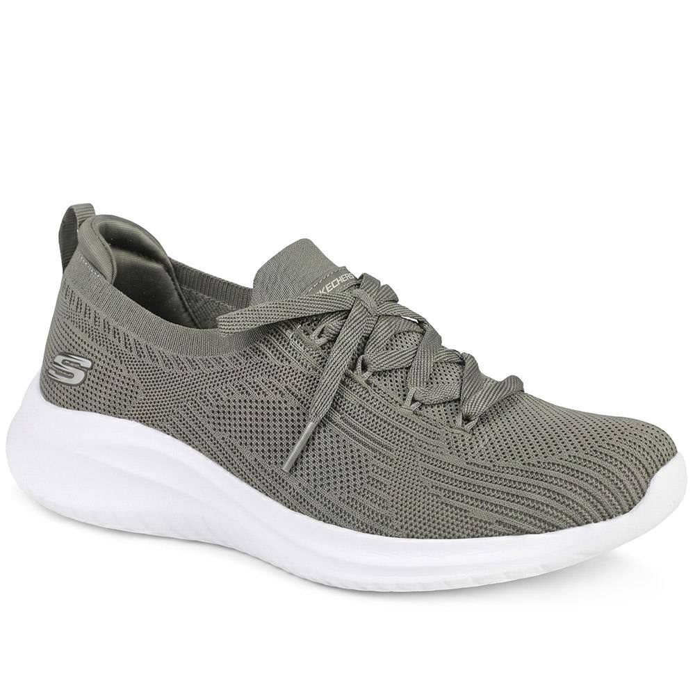 Skechers Sporty Breathable Lace Up Trainers - SKE43015 / 328 681 - Image 2