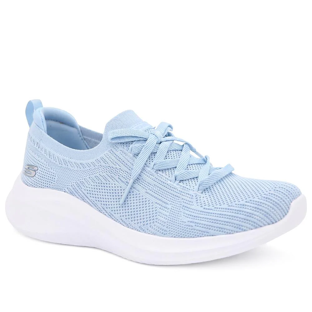 Skechers Sporty Breathable Slip On Trainers - SKE43015 / 328 681 - Light Blue
