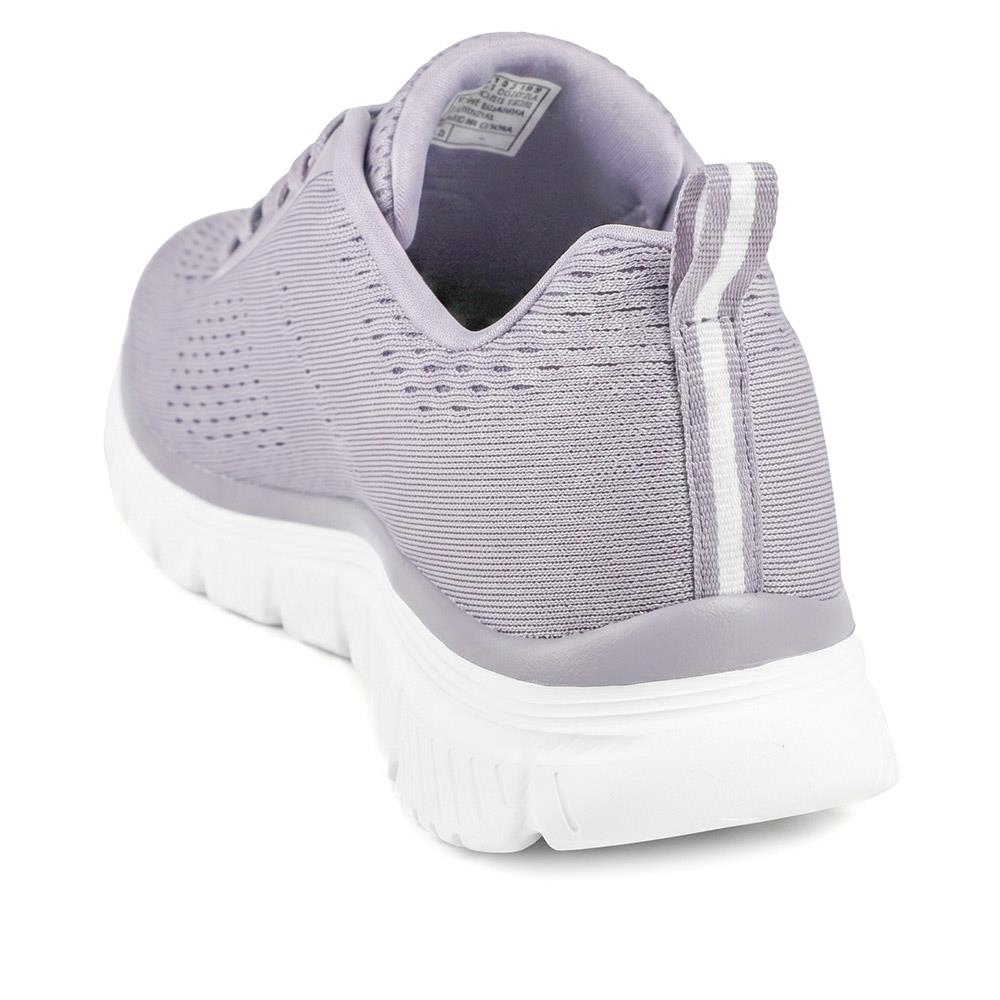 Skechers Summits Bungee Lace Trainers - SKE43016 / 328 684 - Purple - Image 3