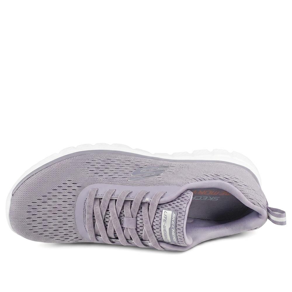 Skechers Summits Bungee Lace Trainers - SKE43016 / 328 684 - Purple - Image 4