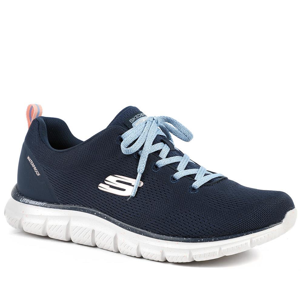Skechers Track Lace Up Waterproof Trainers - SKE42029 / 327 757 - Navy