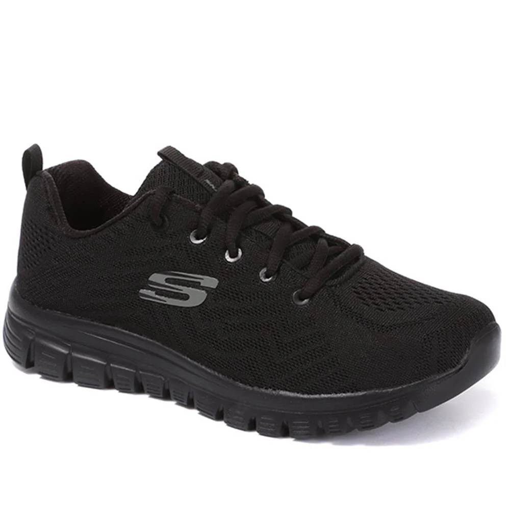 Skechers Wide Fit Graceful Get Connected Trainers - SKE30027 / 315 957