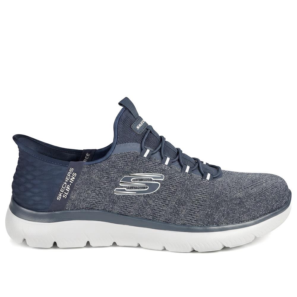 Skechers Wide Fit Slip-ins: Summits Key Pace - SKE44010 / 329 536 - Navy - Image 3