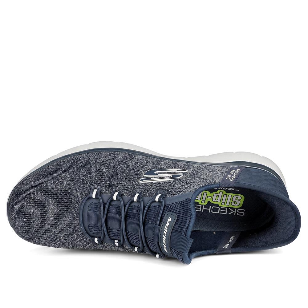 Skechers Wide Fit Slip-ins: Summits Key Pace - SKE44010 / 329 536 - Navy - Image 5