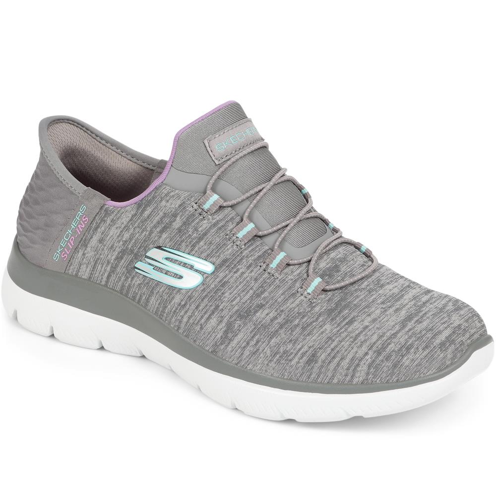 Skechers Wide Fit Slip-ins: Summits Trainers - SKE39055 / 324 794 - Grey