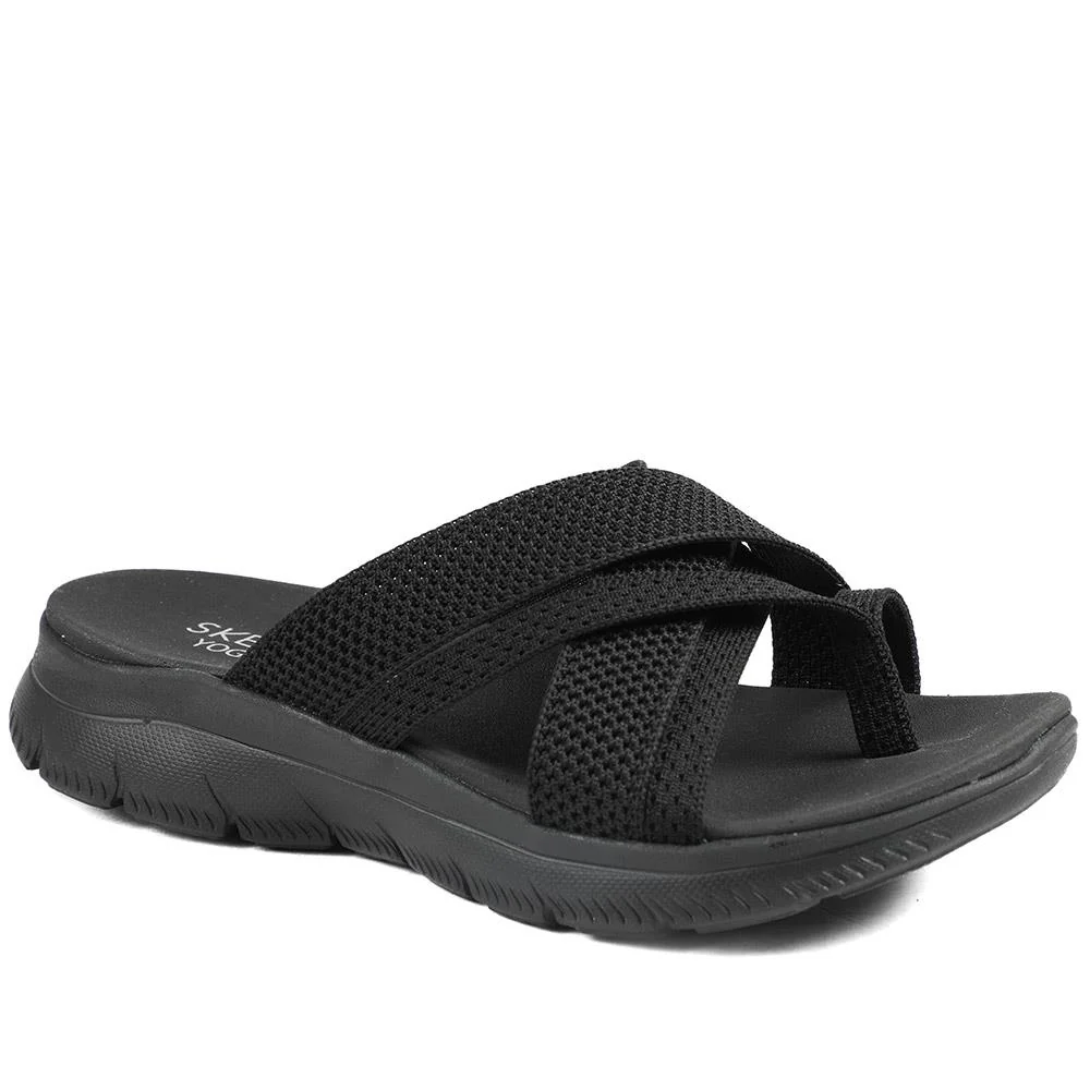 Skechers Wide Fit Summits Fantasy Walk Sandals - SKE43077 / 328 677