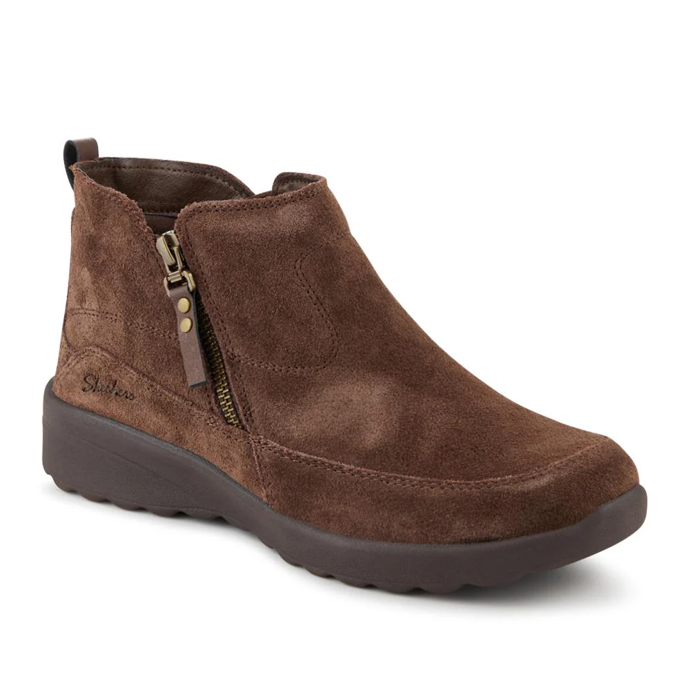 Skechers Zip Up Leather Boots - SKE42071 / 328 248