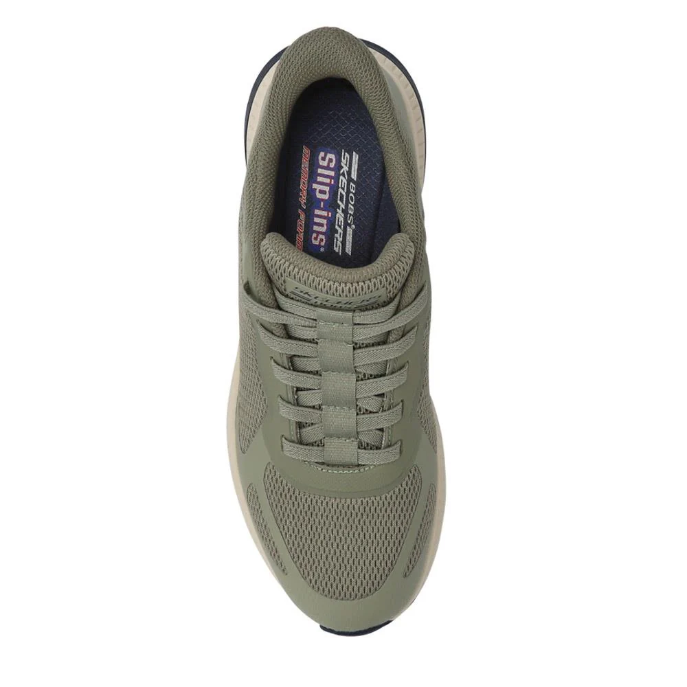 Skechers Slip-ins: BOBS Squad Chaos 4 Trainers - SKE41506 / 326 777 - Olive - Image 5