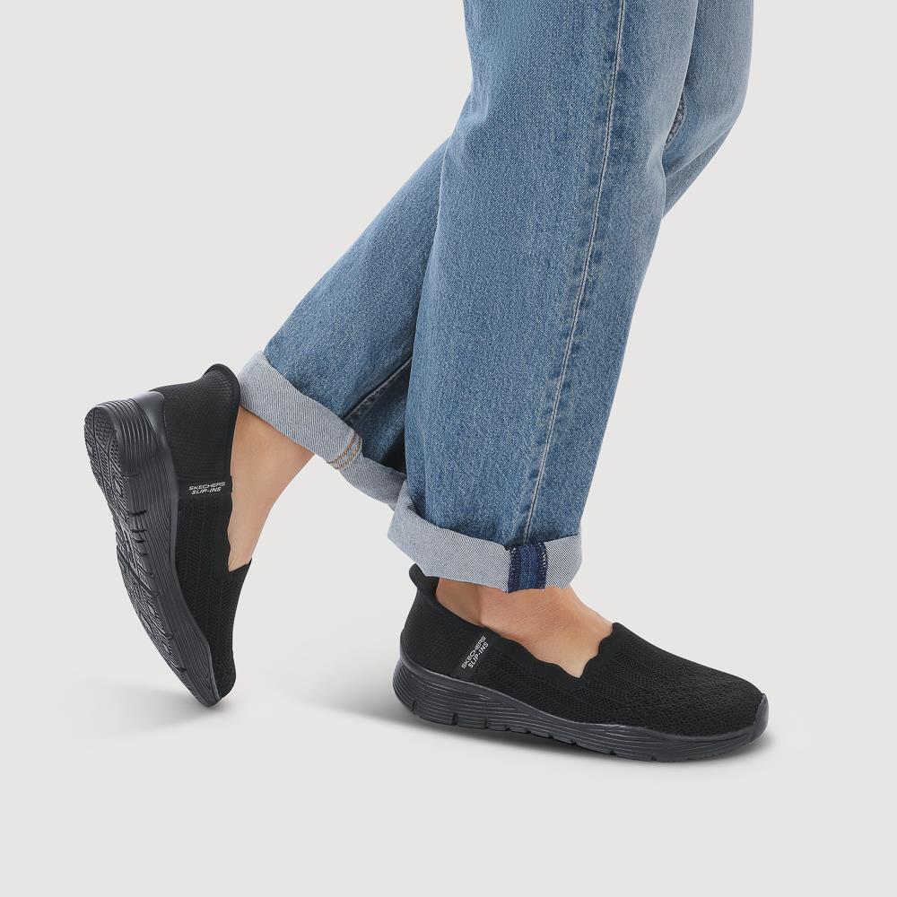 Slip-ins: Seager - Believe It Trainers - SKE41550 / 327 527 - Black - Image 5